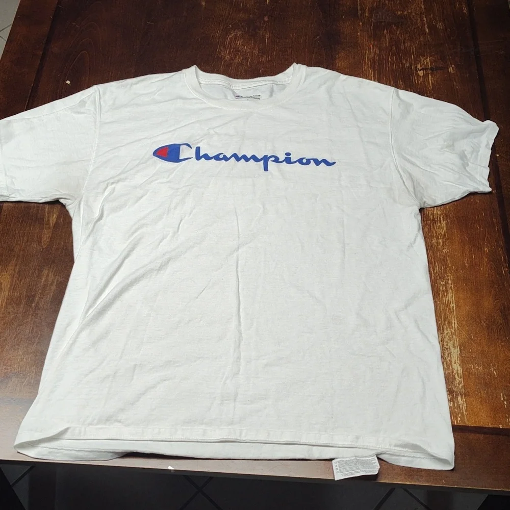 Used men's Champion T-shirt size Large - Picture 2 of 4